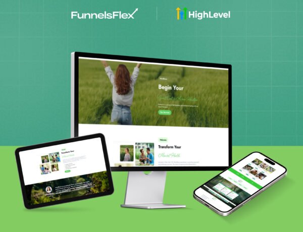 GoHighLevel Psychology and Wellness Website Template | Therapy Consulting Funnel