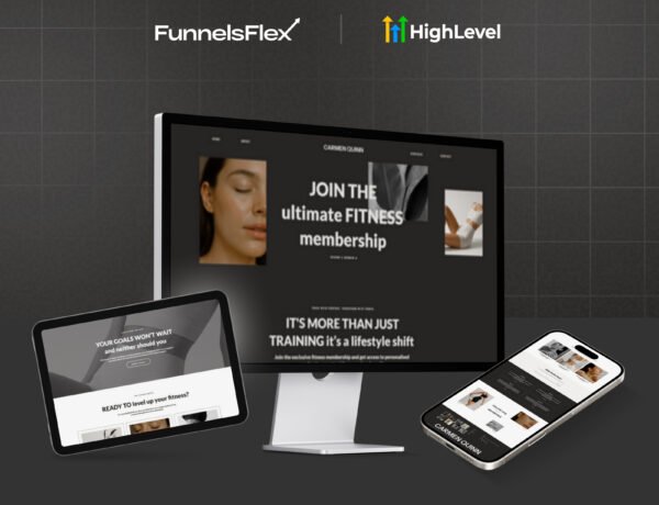 GoHighLevel Membership Website Template, Online Course Funnel GHL, Coaching Community Platform, Digital Learning Sales Page