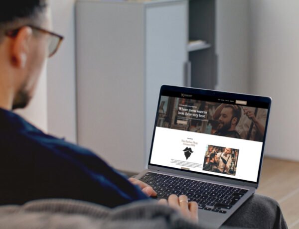 GoHighLevel Barber Shop Website Template, GHL Salon Website Template, Modern Barber Booking Funnel, Luxury Salon Website GHL