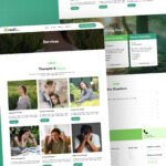GoHighLevel Psychology and Wellness Website Template | Therapy Consulting Funnel