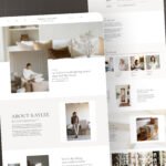 GoHighLevel Interior Design Website Template, Modern GHL Website for Interior Stylists, Professional Home Decor Design