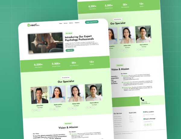 GoHighLevel Psychology and Wellness Website Template | Therapy Consulting Funnel