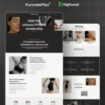 GoHighLevel Membership Website Template, Online Course Funnel GHL, Coaching Community Platform, Digital Learning Sales Page