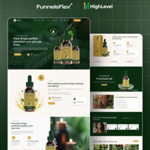 GoHighLevel CBD Oil Funnel Template: Grow Your Online Brand Fast