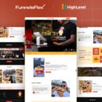 GoHighLevel Food Order Website Template for Restaurants, Cafes & Delivery Brands