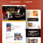 GoHighLevel Food Order Website Template for Restaurants, Cafes & Delivery Brands