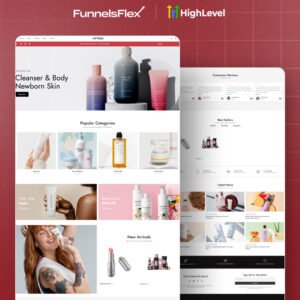 GHL E-Commerce Funnel for Beauty, Lifestyle & Online Store Brands