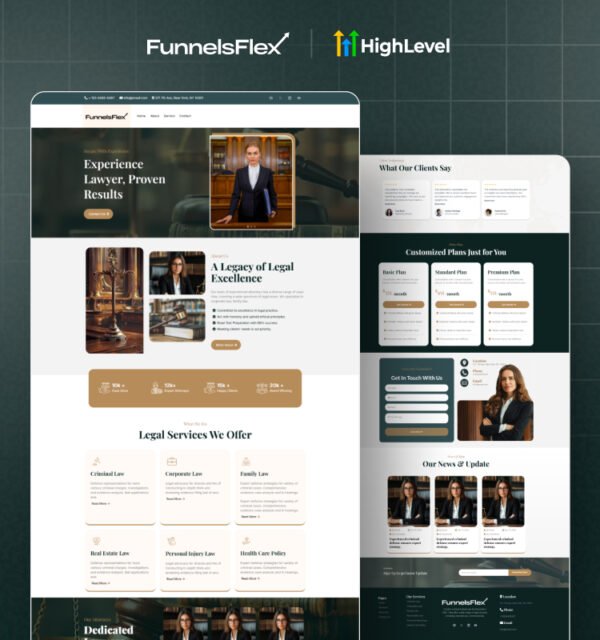 GoHighLevel Lawyer Funnel – Generate More Legal Leads & Book Clients Fast