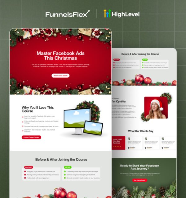 GoHighLevel Christmas Funnel – Festive Marketing Made Simple