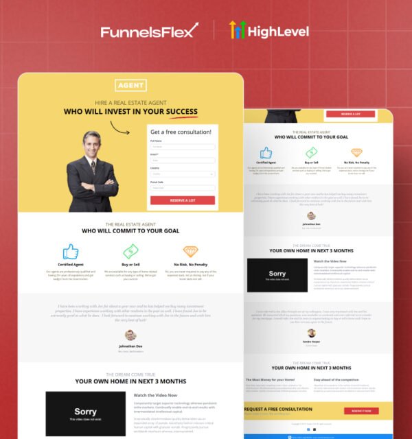 GoHighLevel Funnel For Insurance Agents | Lead Generation + Booking System