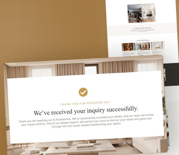 GoHighLevel Interior Design Funnel