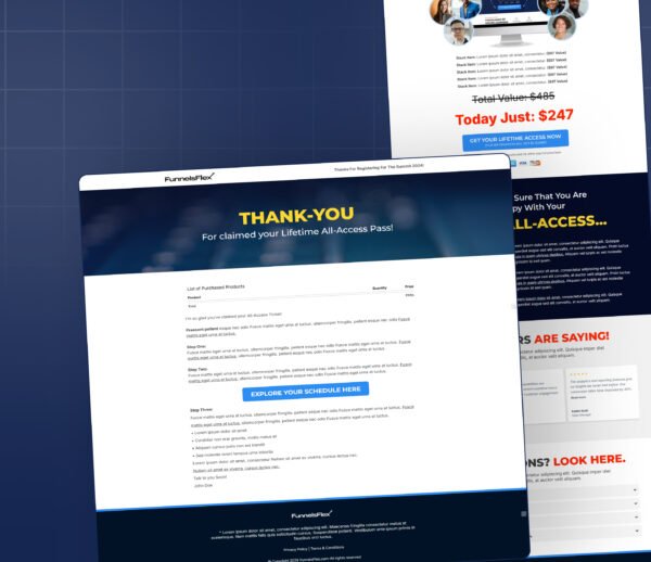 GoHighLevel Funnel for Summits, Webinars & Online Workshops