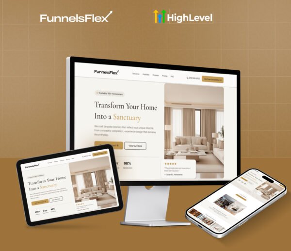 GoHighLevel Interior Design Funnel