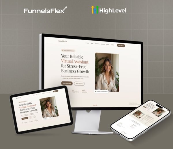 GoHighLevel Virtual Assistant Website Template
