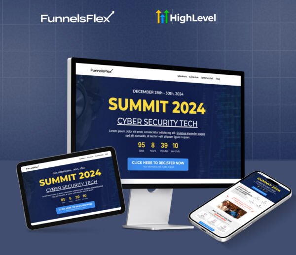 GoHighLevel Funnel for Summits, Webinars & Online Workshops