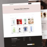 GoHighLevel Hair Products eCommerce Template