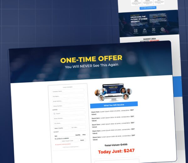 GoHighLevel Funnel for Summits, Webinars & Online Workshops