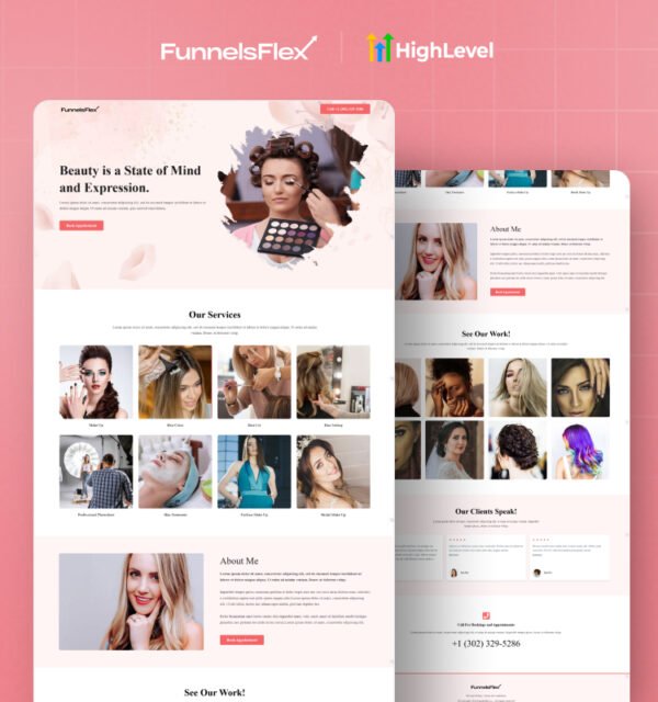 High-Converting GoHighLevel Beauty Funnel Template for Beauty Lead Generation