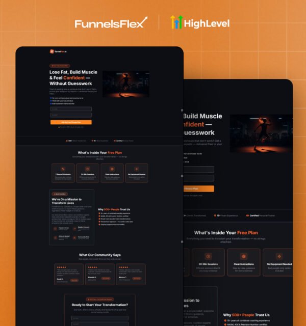 GoHighLevel Funnel Template for Coaching