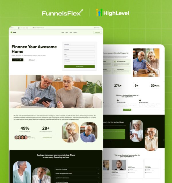 Done-for-You GoHighLevel Mortgage Funnel for Lead Generation