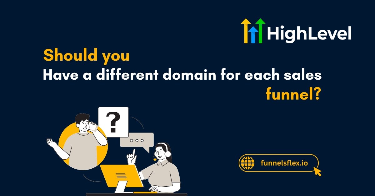 Different Domain for Each Sales Funnels