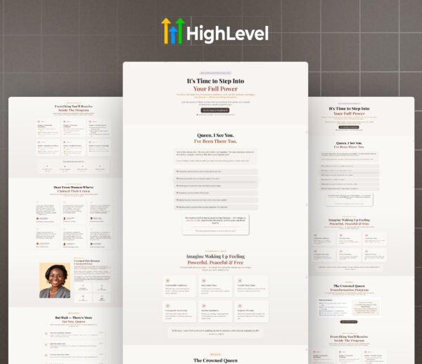 GoHighLevel Digital Products Funnel Template, Custom Premium Funnel for Online Products, HighLevel Landing Page