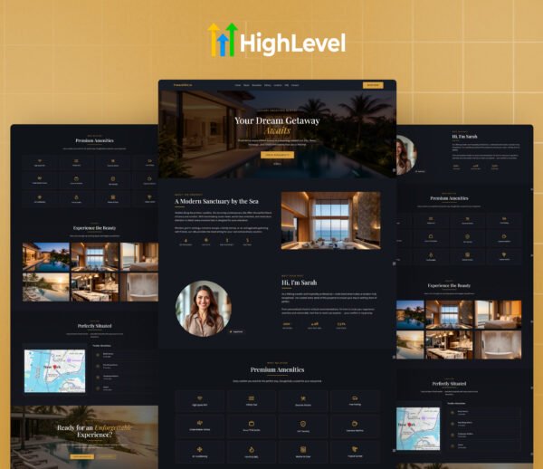 GoHighLevel AirBnB Funnel – Automated Booking & Guest Conversion System The GoHighLevel AirBnB Funnel is designed to help hosts, vacation rental owners, and short-term rental managers generate more direct bookings and automate guest communication. Whether you manage a single property or multiple listings, this funnel streamlines lead capture, booking management, and guest follow-ups to make your rental business more efficient and profitable. With built-in automation for inquiries, booking confirmations, reminders, and follow-ups, it helps you increase bookings while keeping everything organized inside GoHighLevel. This ready-to-use funnel includes three conversion-focused pages—Home, Booking, and Thank You—carefully structured to guide guests from interest to confirmed reservation without confusion. 🎥 Watch the Full Step-by-Step Setup Tutorial: [Watch Here] 🧩 How to Import the AirBnB Funnel into Your GoHighLevel Account Log in to your GoHighLevel account using the same browser. Click the Import Link: [Import Funnel] When prompted, click “Import Funnel” and select your desired sub-account. Once imported, begin customizing it with your property details, rates, and branding. ⚠️ Note: Import the template into one sub-account only to avoid licensing issues. 🛠️ Funnel Customization Guide 1. Update the Domain / URL Go to Funnels/Websites in your GoHighLevel dashboard. Open the AirBnB Funnel. Click Settings. Under Domain/Path, enter your custom domain or desired path (example: /book-now). Click Save Changes. 🧠 Tip: Ensure your domain is already connected inside GoHighLevel DNS settings before publishing. 2. Customize Branding (Colors, Fonts, Logo) Open any page in the Page Editor. Click on sections, rows, or elements to edit. Use the Design tab to adjust fonts, brand colors, and layout styles. Upload your logo and apply your brand hex codes for consistency. Click Save and Preview to review changes. 3. Edit Page Content Replace placeholder text with your property description, amenities, testimonials, and booking details. Keep the messaging clear, benefit-focused, and action-driven. Highlight what makes your property unique and why guests should book directly. 4. Set Up Booking & Automation Connect your GoHighLevel booking form to your property availability and rates. Configure automated email and SMS confirmations, reminders, and follow-ups. Test the full booking process to ensure guests can reserve smoothly. 5. Add or Modify Sections You can enhance the funnel with: Property highlights & amenities Guest testimonials for social proof Special offers or upgrade blocks FAQs to reduce booking objections Check-in & house rules section Use the drag-and-drop builder to adjust layout easily. 6. Launch & Promote Publish your funnel from the Settings tab. Copy your live booking page link. Share it via email, social media, ads, or your website. Test on desktop and mobile before running traffic. 🌟 Key Features ✅ Clean and professional short-term rental design ✅ One-click import into GoHighLevel ✅ Fully mobile-responsive layout ✅ Automated guest inquiry and booking system ✅ SMS & email confirmations and reminders ✅ SEO-friendly and fast-loading ✅ Easy drag-and-drop customization 🎯 Who This Funnel is Perfect For 🏡 AirBnB Hosts 🏖 Vacation Rental Owners 🏘 Short-Term Rental Managers 🏢 Property Rental Agencies 💼 What’s Included in Your Purchase ✔️ Complete GoHighLevel AirBnB Funnel ✔️ Home Page (Property Overview & Lead Capture) ✔️ Booking Page (Automated Reservation System) ✔️ Thank You Page (Booking Confirmation & Follow-Up) ✔️ Built-in automation for emails & SMS ✔️ Mobile-ready design ✔️ Lifetime access to the funnel ✅ What You’ll Receive 🔹 Three fully editable pages 🔹 Clean and conversion-focused layout 🔹 Easy customization options 🔹 Integrated booking automation 🔹 Documentation & step-by-step tutorial 🔹 Ongoing updates 🚀 Let’s Get Started! This GoHighLevel AirBnB Funnel is more than just a template—it’s a complete booking system designed to help you attract guests, automate bookings, and grow your rental income. 👉 Click “Add to Cart” or “Buy Now” to get instant access and launch your professional AirBnB booking funnel in minutes.