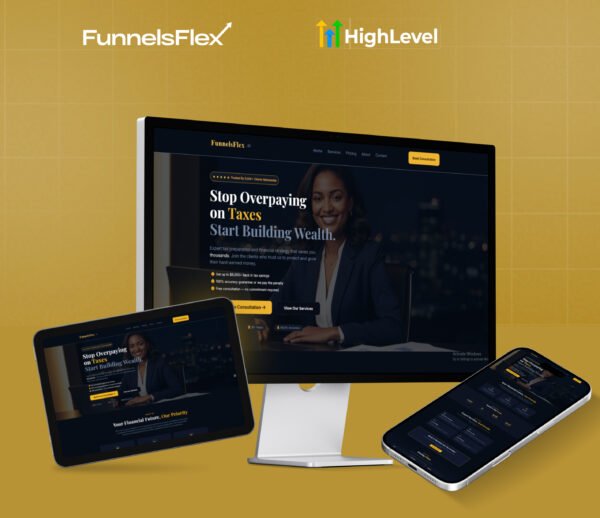 GoHighLevel Tax Prep Sales Funnel Template