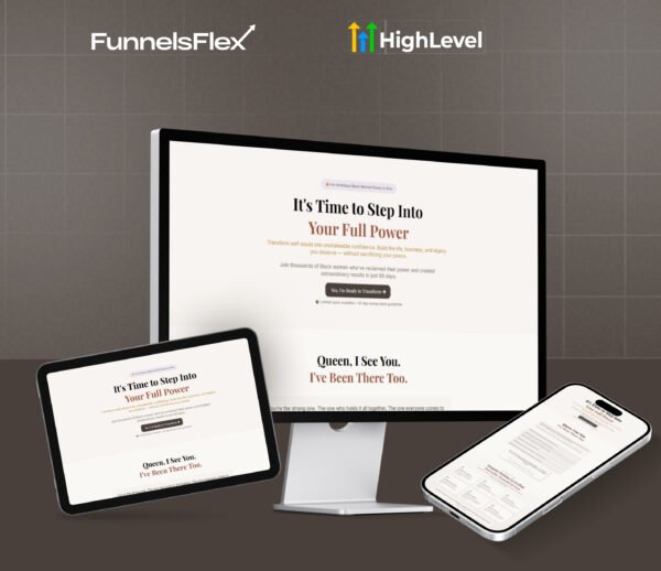 GoHighLevel Digital Products Funnel Template, Custom Premium Funnel for Online Products, HighLevel Landing Page
