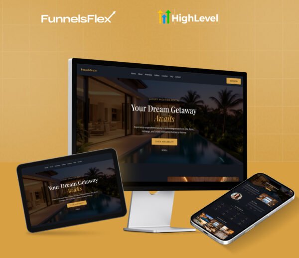 GoHighLevel AirBnB Funnel – Automated Booking & Guest Conversion System The GoHighLevel AirBnB Funnel is designed to help hosts, vacation rental owners, and short-term rental managers generate more direct bookings and automate guest communication. Whether you manage a single property or multiple listings, this funnel streamlines lead capture, booking management, and guest follow-ups to make your rental business more efficient and profitable. With built-in automation for inquiries, booking confirmations, reminders, and follow-ups, it helps you increase bookings while keeping everything organized inside GoHighLevel. This ready-to-use funnel includes three conversion-focused pages—Home, Booking, and Thank You—carefully structured to guide guests from interest to confirmed reservation without confusion. 🎥 Watch the Full Step-by-Step Setup Tutorial: [Watch Here] 🧩 How to Import the AirBnB Funnel into Your GoHighLevel Account Log in to your GoHighLevel account using the same browser. Click the Import Link: [Import Funnel] When prompted, click “Import Funnel” and select your desired sub-account. Once imported, begin customizing it with your property details, rates, and branding. ⚠️ Note: Import the template into one sub-account only to avoid licensing issues. 🛠️ Funnel Customization Guide 1. Update the Domain / URL Go to Funnels/Websites in your GoHighLevel dashboard. Open the AirBnB Funnel. Click Settings. Under Domain/Path, enter your custom domain or desired path (example: /book-now). Click Save Changes. 🧠 Tip: Ensure your domain is already connected inside GoHighLevel DNS settings before publishing. 2. Customize Branding (Colors, Fonts, Logo) Open any page in the Page Editor. Click on sections, rows, or elements to edit. Use the Design tab to adjust fonts, brand colors, and layout styles. Upload your logo and apply your brand hex codes for consistency. Click Save and Preview to review changes. 3. Edit Page Content Replace placeholder text with your property description, amenities, testimonials, and booking details. Keep the messaging clear, benefit-focused, and action-driven. Highlight what makes your property unique and why guests should book directly. 4. Set Up Booking & Automation Connect your GoHighLevel booking form to your property availability and rates. Configure automated email and SMS confirmations, reminders, and follow-ups. Test the full booking process to ensure guests can reserve smoothly. 5. Add or Modify Sections You can enhance the funnel with: Property highlights & amenities Guest testimonials for social proof Special offers or upgrade blocks FAQs to reduce booking objections Check-in & house rules section Use the drag-and-drop builder to adjust layout easily. 6. Launch & Promote Publish your funnel from the Settings tab. Copy your live booking page link. Share it via email, social media, ads, or your website. Test on desktop and mobile before running traffic. 🌟 Key Features ✅ Clean and professional short-term rental design ✅ One-click import into GoHighLevel ✅ Fully mobile-responsive layout ✅ Automated guest inquiry and booking system ✅ SMS & email confirmations and reminders ✅ SEO-friendly and fast-loading ✅ Easy drag-and-drop customization 🎯 Who This Funnel is Perfect For 🏡 AirBnB Hosts 🏖 Vacation Rental Owners 🏘 Short-Term Rental Managers 🏢 Property Rental Agencies 💼 What’s Included in Your Purchase ✔️ Complete GoHighLevel AirBnB Funnel ✔️ Home Page (Property Overview & Lead Capture) ✔️ Booking Page (Automated Reservation System) ✔️ Thank You Page (Booking Confirmation & Follow-Up) ✔️ Built-in automation for emails & SMS ✔️ Mobile-ready design ✔️ Lifetime access to the funnel ✅ What You’ll Receive 🔹 Three fully editable pages 🔹 Clean and conversion-focused layout 🔹 Easy customization options 🔹 Integrated booking automation 🔹 Documentation & step-by-step tutorial 🔹 Ongoing updates 🚀 Let’s Get Started! This GoHighLevel AirBnB Funnel is more than just a template—it’s a complete booking system designed to help you attract guests, automate bookings, and grow your rental income. 👉 Click “Add to Cart” or “Buy Now” to get instant access and launch your professional AirBnB booking funnel in minutes.