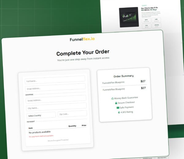 GoHighLevel Low Ticket Sales Funnel Template