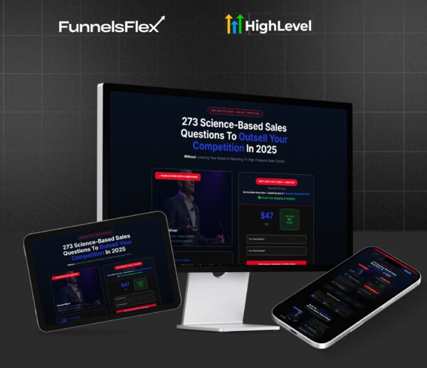 Jeremy Miner Style Sales Funnel Template: High-Ticket Lead Generation & NEPQ Conversion Funnel