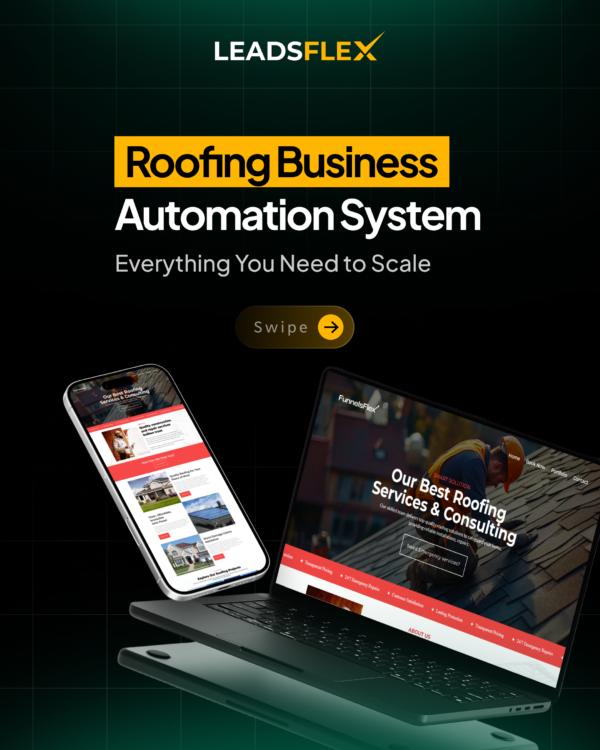 Premium Roofing Snapshot for GoHighLevel – Ready-to-Use Funnels & CRM